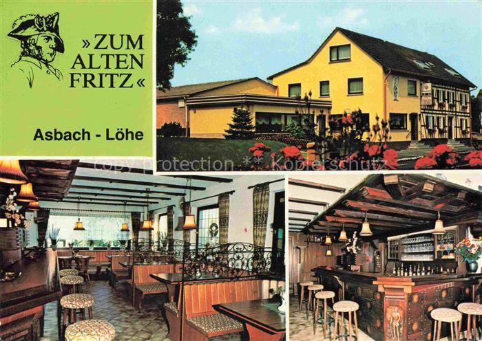 Loehe Linz Rhein Zum Alten Fritz Gastraum Bar