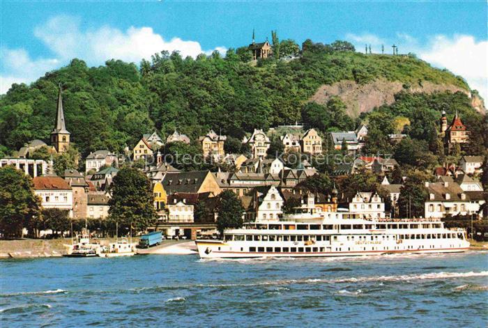 Linz Rhein Rheinland-Pfalz Rheinpartie Fahrgastschiff