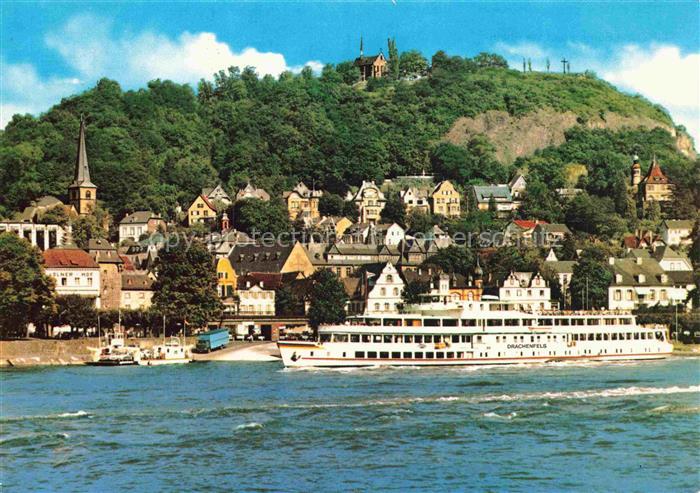 Linz Rhein Rheinland-Pfalz Rheinpartie Fahrgastschiff