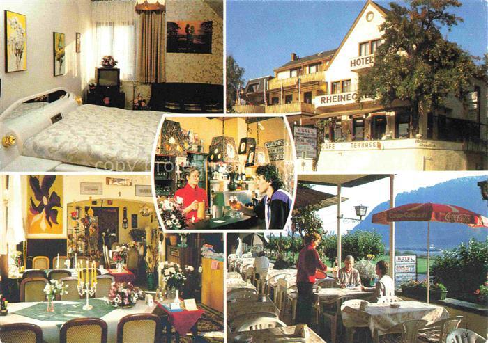 Leutesdorf Rhein Neuwied Rheinland-Pfalz Hotel Rheinecker Hof Zimmer Gastraum Te