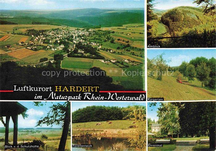 Hardert Hotel Zur Post Almblick Kurgarten Schutzhuette Forellenteich Ehrenmal