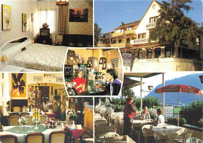 Leutesdorf Rhein Neuwied Rheinland-Pfalz Hotel Rheinecker Hof Zimmer Gastraum Te