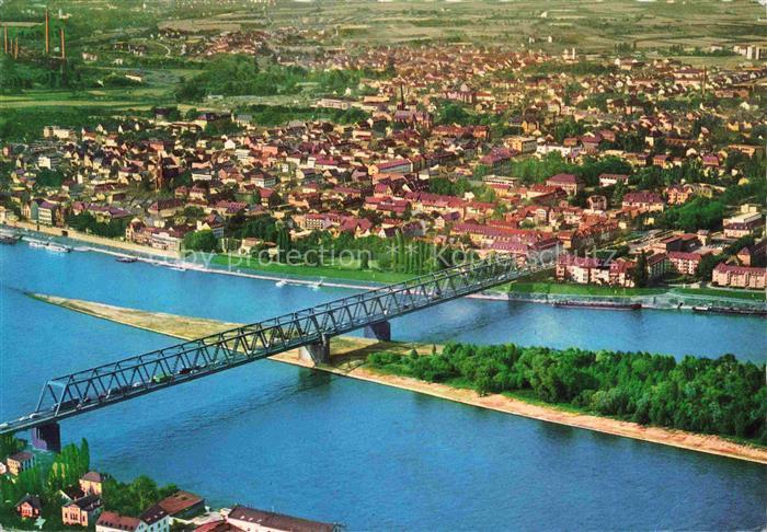 NEUWIED Rhein Fliegeraufnahme