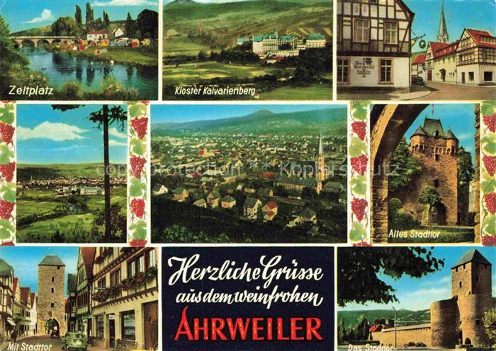 Ahrweiler BAD NEUENAHR-AHRWEILER Zeltplatz Kloster Kalvarienberg Altes Stadttor