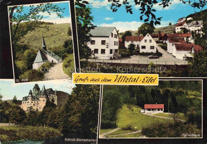 Nitztal Gasthaus Waldesruh St Josef Schloss Buerresheim Ferienheim