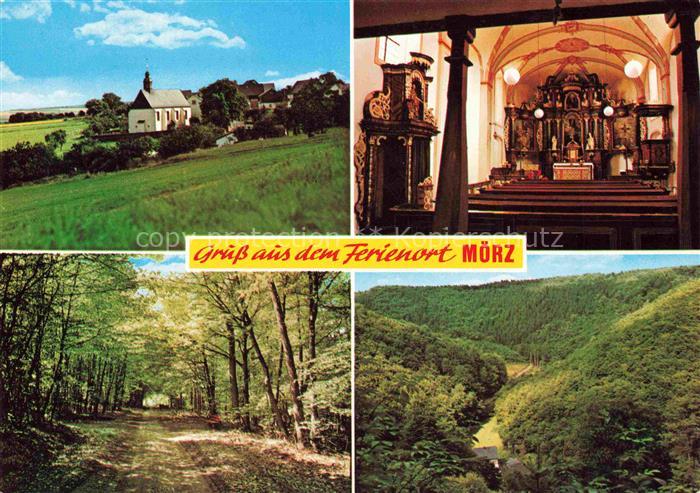 Moerz Kirche Inneres Waldpartien