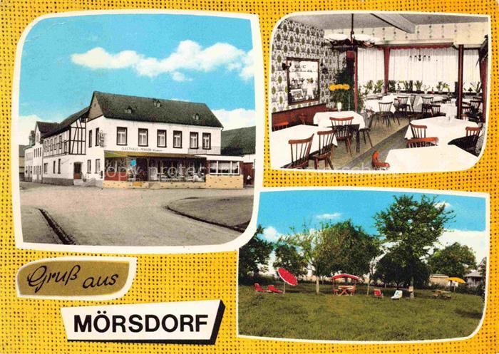 Moersdorf Hunsrueck Gasthaus Wickert Gaststube Park