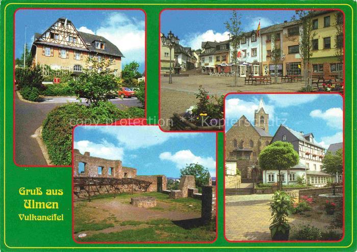 Ulmen Hotel Marktplatz Ruine Kirche