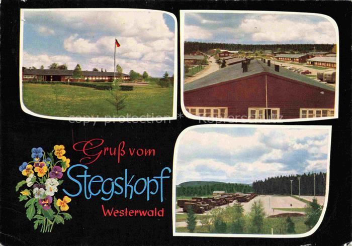Stegskopf Betzdorf Sieg Westerwald Kaserne Panorama