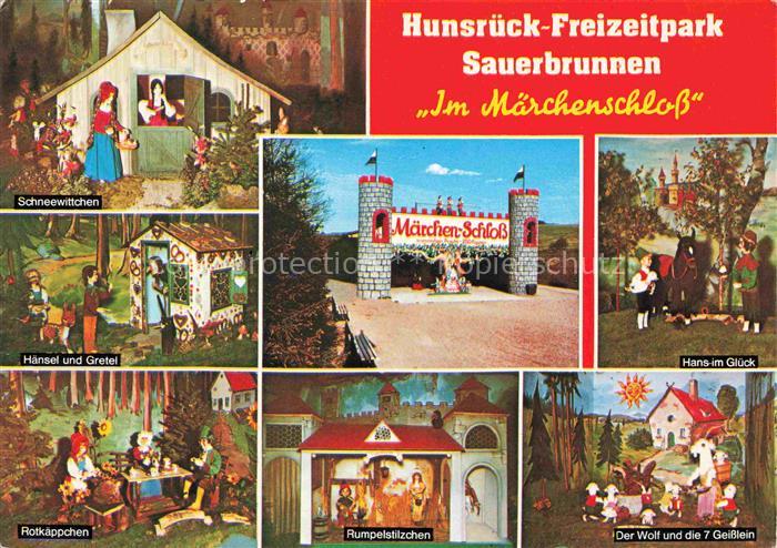 Sauerbrunnen Maerchen Schloss Schneewittchen Haensel und Gretel Rotkaeppchen Rum