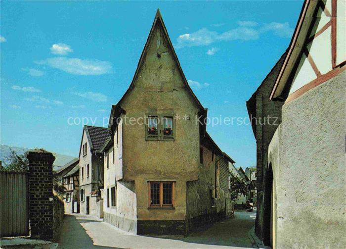 Leutesdorf Rhein Neuwied Rheinland-Pfalz Schmales Haus