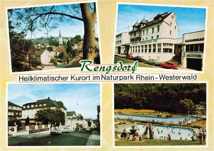Rengsdorf Naturpark Rhein Westerwald Teilansichten Schwimmbad