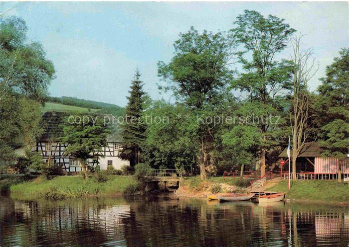 Waldbreitbach Wied Alte Muehle im Naturpark Rhein