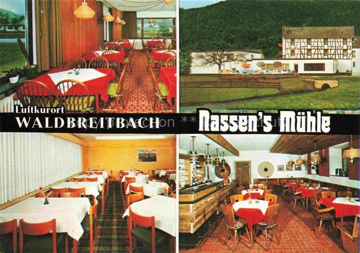 Waldbreitbach Wied Restaurant Nassens Muehle Gastraeume