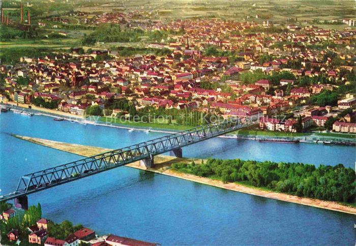 NEUWIED Rhein Fliegeraufnahme