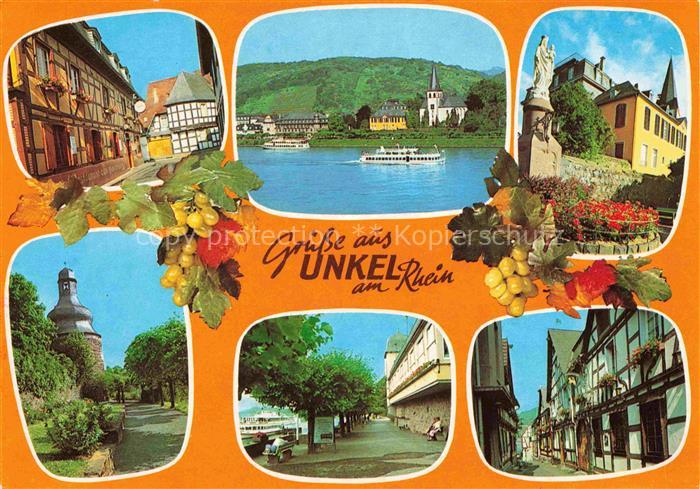 Unkel Rhein Rheinpartien Teilansichten