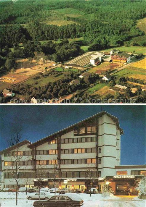 Windhagen Westerwald Fliegeraufnahme Golfhotel Gestuet Waldbrunnen