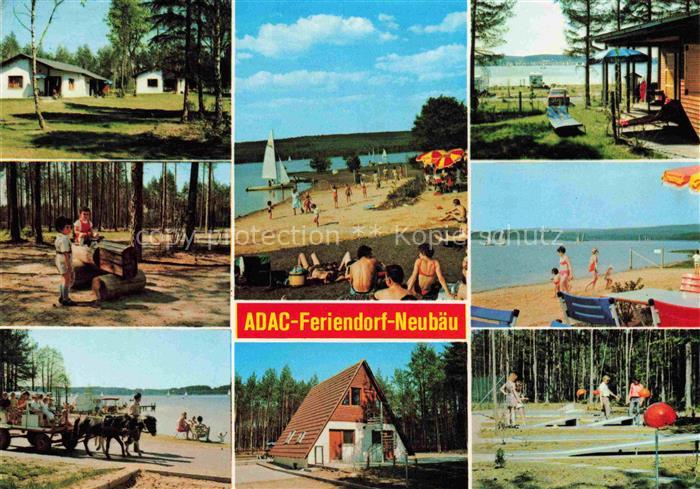 Neubaeu am See Roding Bayern ADAC Feriendorf Neubaeu Teilansichten Minigolf