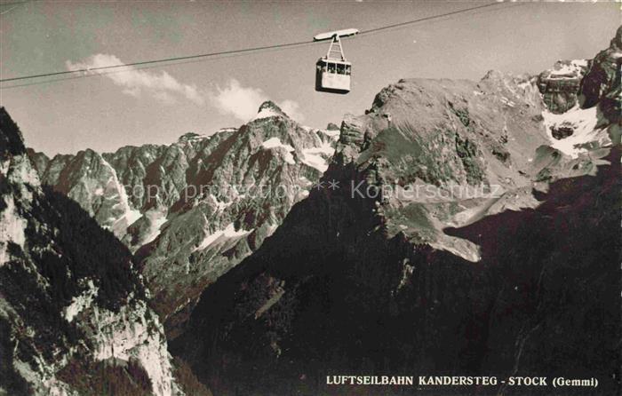 Seilbahn Cable-Car Telepherique Kandersteg Stock Gemm