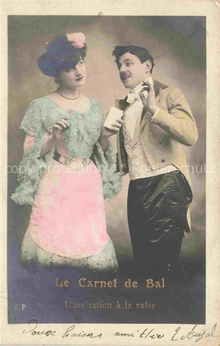 Foto EP Nr. Frau Mann Le Carnet de Bal