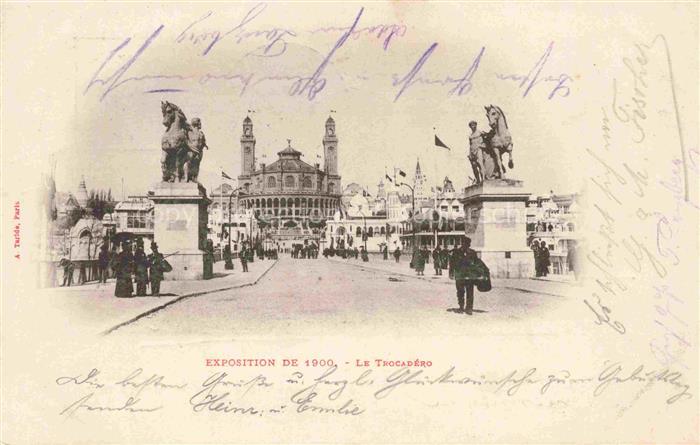 Exposition Universelle Paris 1900 Le Trocadero