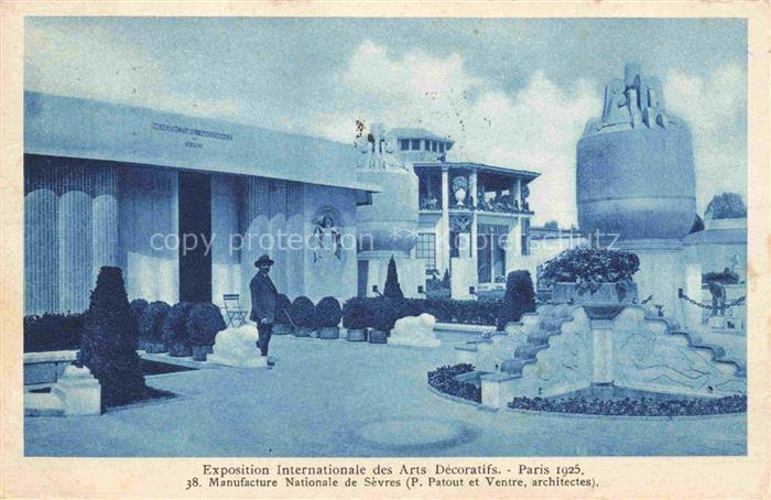 Exposition Arts Decoratifs Paris 1925 Monufacture Nationale de Sevres