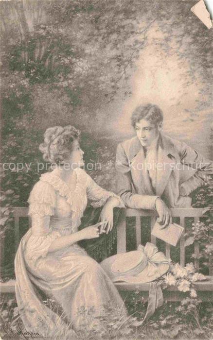 Munk Verlag Munk M. Wien Vienne Nr. Nr. 644 Frau Mann Hut Brief