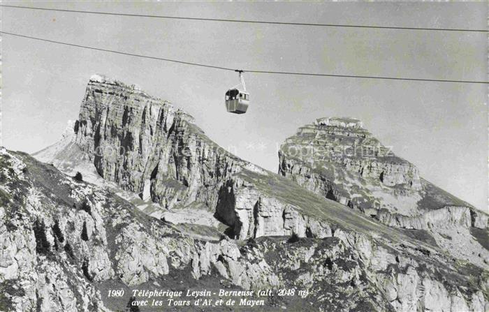 Seilbahn Cable-Car Telepherique Leysin Berneuse