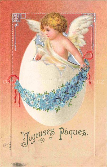 Ostern Easter Paques Pasqua-- Engel Ei