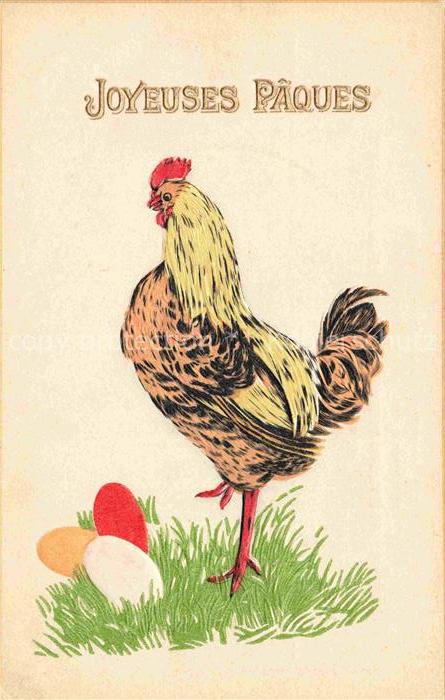 Ostern Easter Paques Pasqua-- Huhn Ei