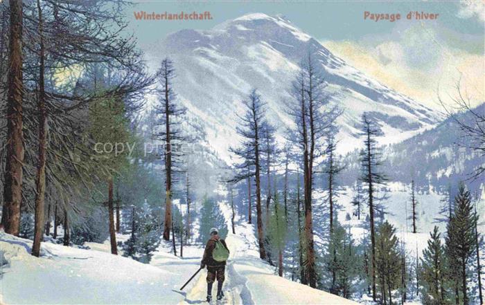 Skisport Skiing Ski-- Winterlandschaft hiver