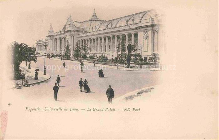 Exposition Universelle Paris 1900 le Grand Palais