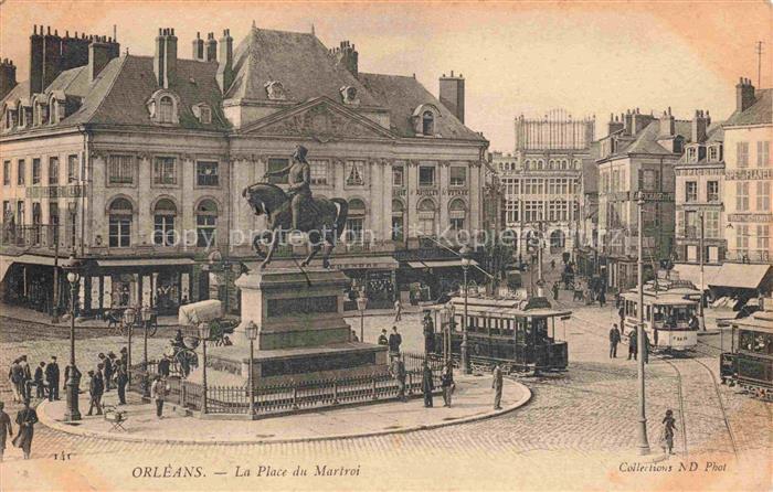 Strassenbahn Tramway-- Orleans Place du Martroi