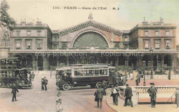 Autobus Omnibus Paris Gare de L'Est