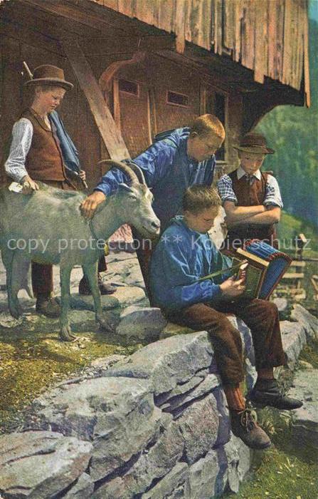 Ziege Goat Chevre-- Kinder Schweiz