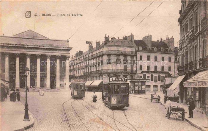 Strassenbahn Tramway-- Dijon Place du Theatre