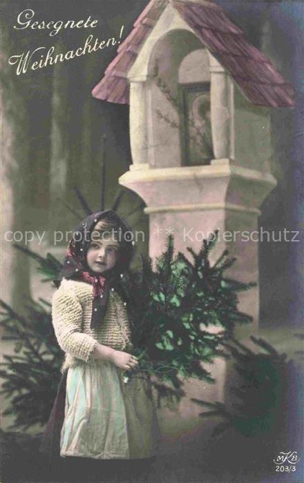 Foto MKB Nr. 203/3 Mädchen Weihnachten