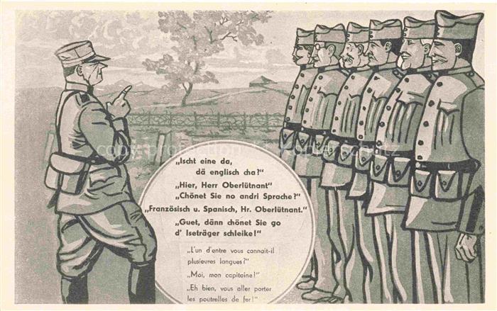 Militaria Schweiz Soldaten