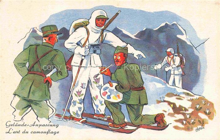 Gebirgsjaeger Chasseur Alpins Mountaineers Militaria-- L'art de camouflage