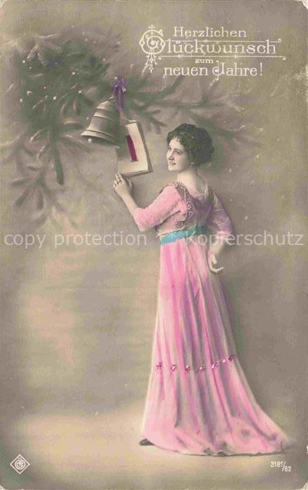 Foto CP Nr. 3181/82 Neujahr Nouvelle Annee