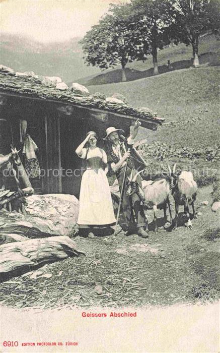 Schaeferei Sheperding Bergerie-- Ziege Schweiz
