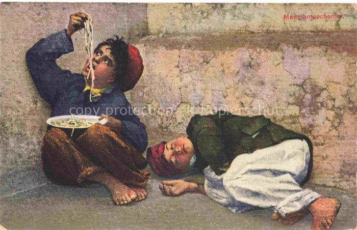 Maccheroni NAPOLI Pasta Lebensmittel Kinder