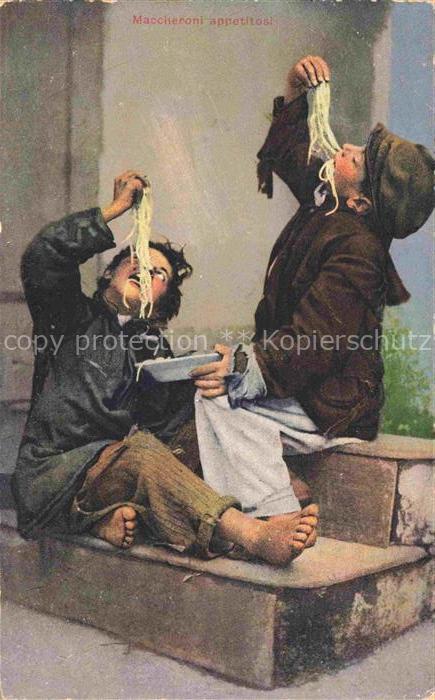 Maccheroni NAPOLI Pasta Lebensmittel Kinder