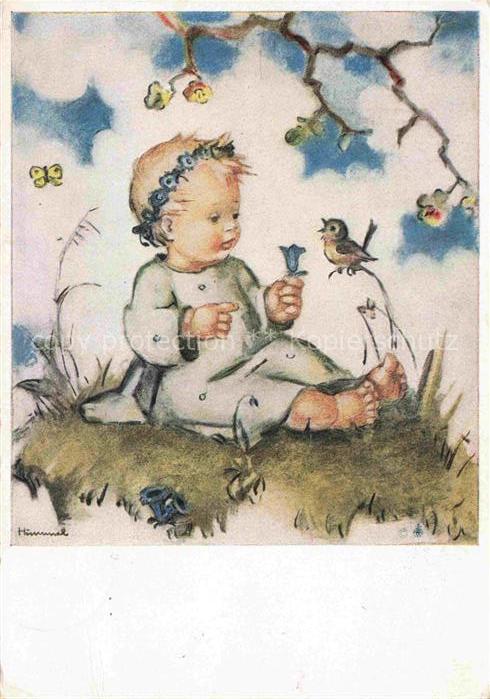 Hummel Kuenstler-AK-Nr. 5938 Baby Vogel