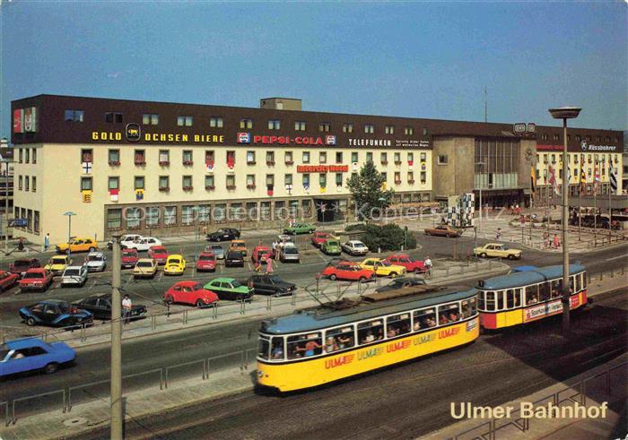 Strassenbahn Tramway-- Ulmer Bahnhof Donau