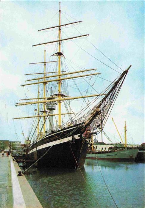 Segelschiffe Sailing Ship Navire a Voiles Barco de Vela-- Windjammer Bremerhaven