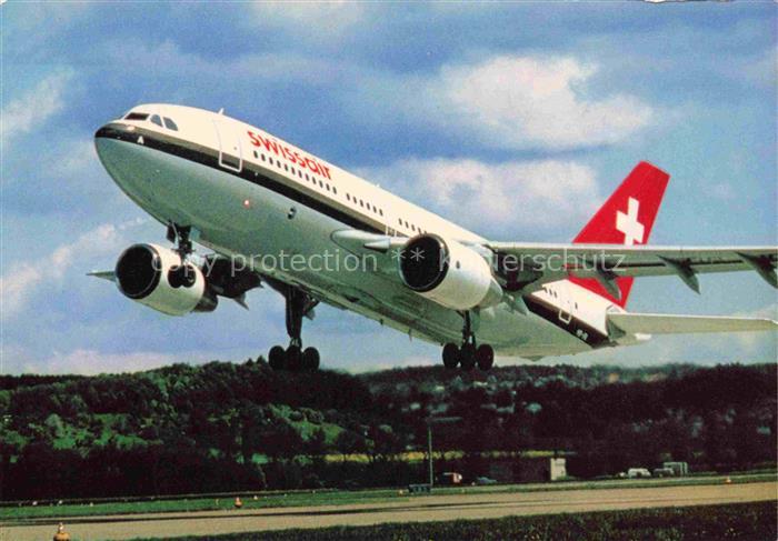 FLUGZEUGE ZIVIL Airbus A 310 Swissair Schweiz