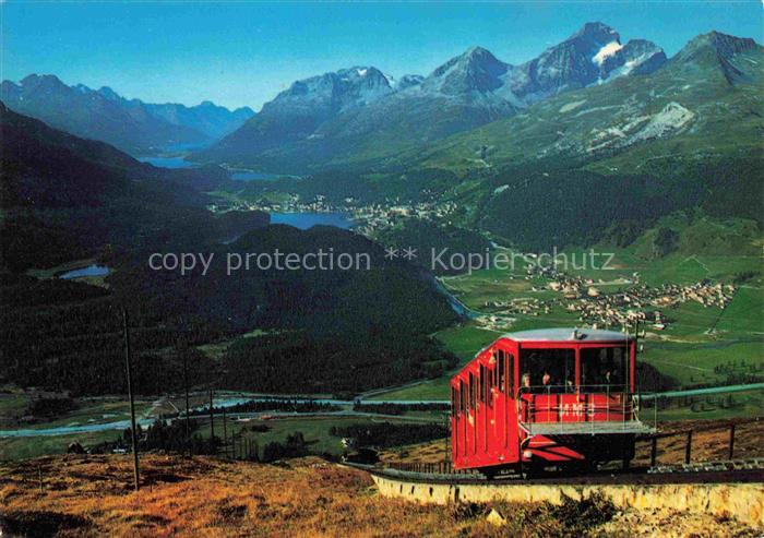 Bergbahn Muottas Muragi Schweiz Oberengadin