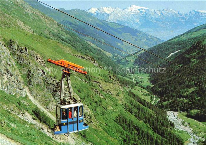 Seilbahn Cable-Car Telepherique Grande Dixence Lac des Dix