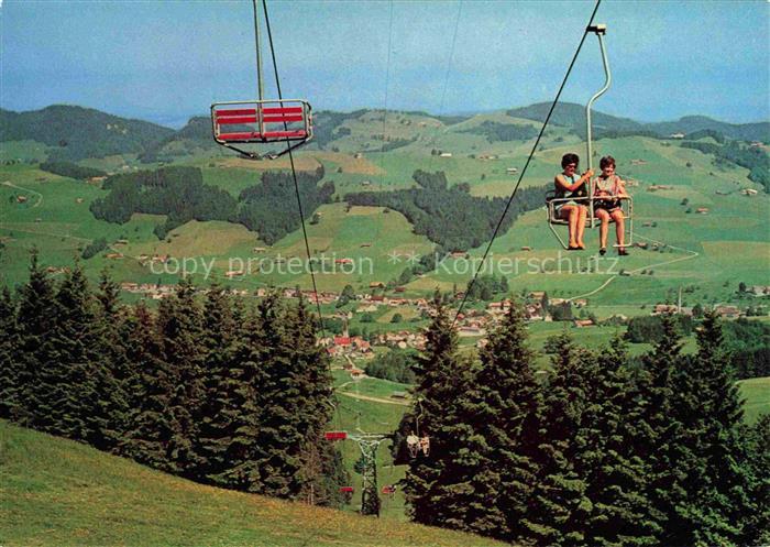 Sessellift Chairlift Telesiege Schoenengrund Hochhamm Appenzellerland Schweiz